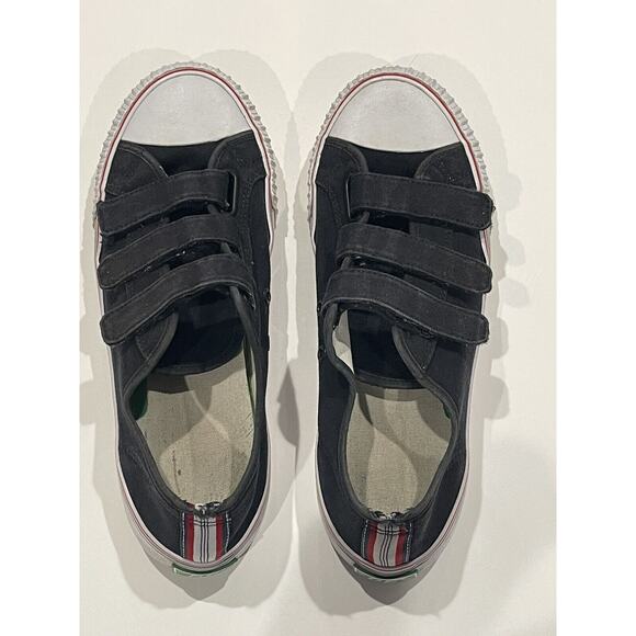 Posture Foundation PF Flyers BLACK Canvas Sneaker STYLE 1711 Unisex M-9 / W-10.5 - Picture 1 of 8